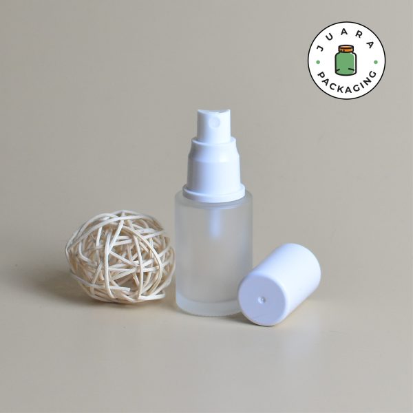 Botol Spray Kaca Tutup Putih - 30 ml - Image 4