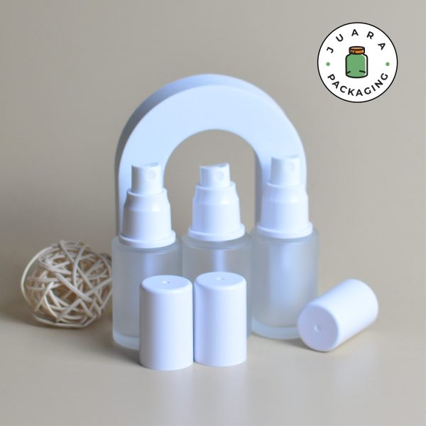 Botol Spray Kaca Tutup Putih - 30 ml - Image 3
