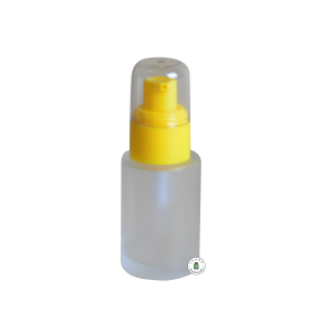Botol Kaca Tutup Pump Kuning - 30 ml