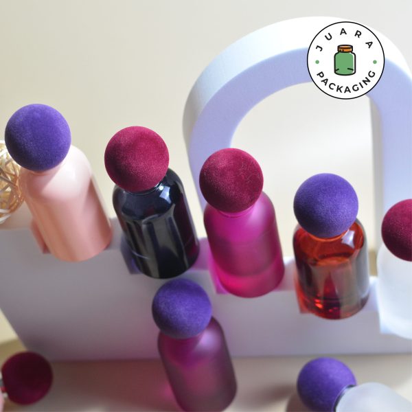 Botol Parfum Kaca Tutup Bludru - 30 ml - Image 3