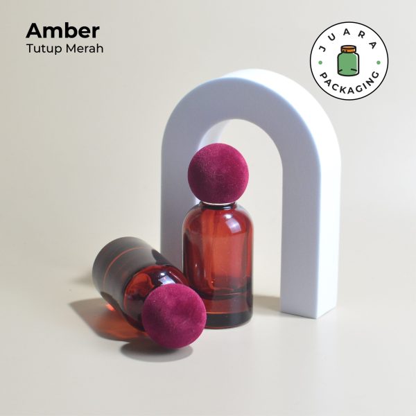 Botol Parfum Kaca Tutup Bludru - 30 ml - Image 9