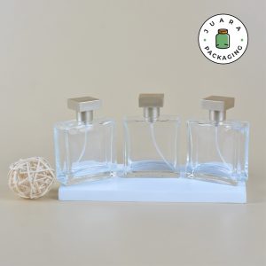 Botol Parfum Kaca Kotak - 50 ml