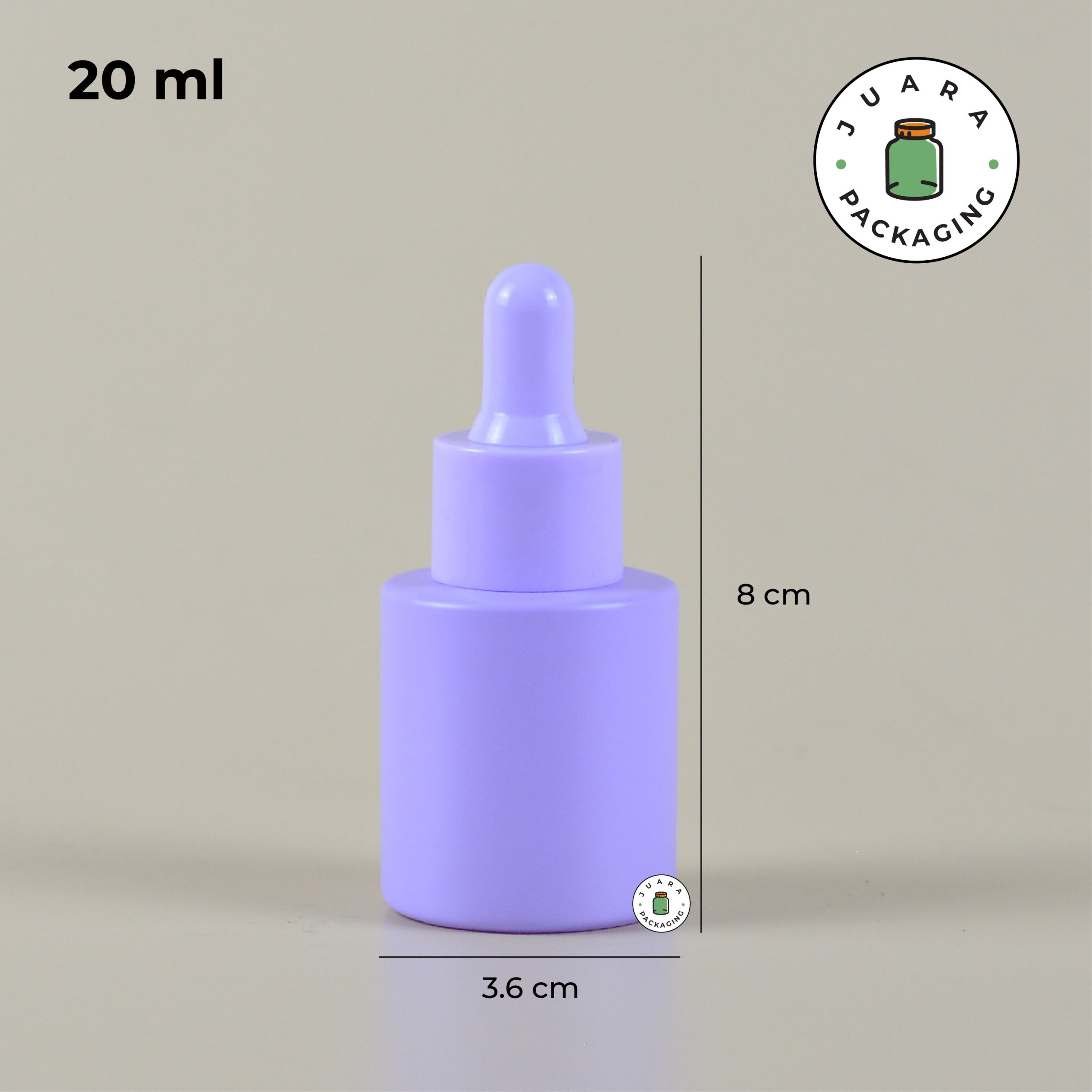 Botol Pipe Kaca Warna Warni - 20 ml - Image 5