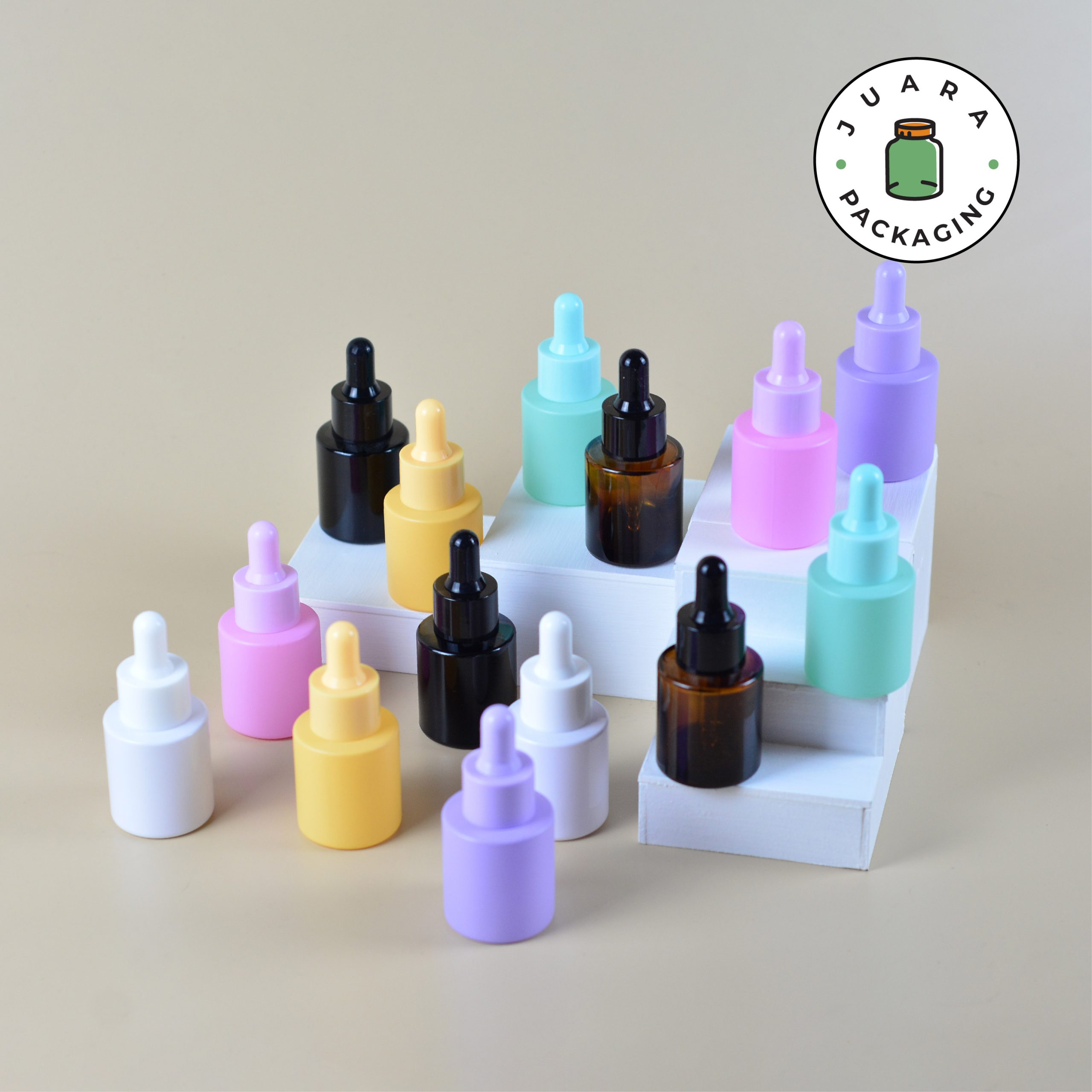 Botol Pipe Kaca Warna Warni - 20 ml - Image 4