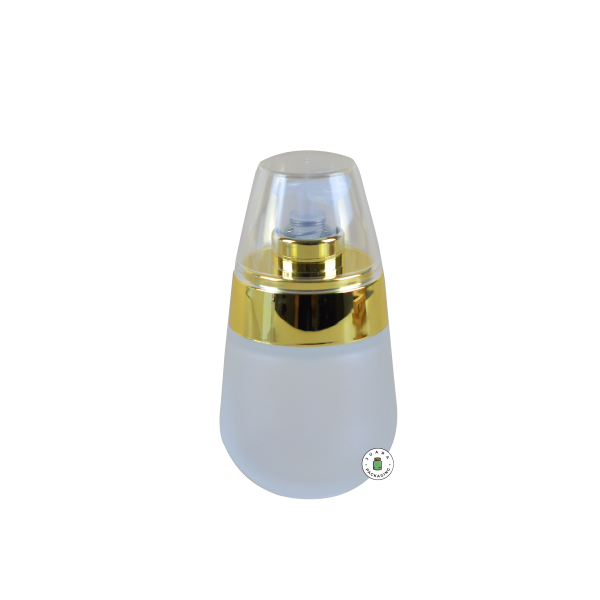 Botol Pump Kaca Bulat - 30 ml