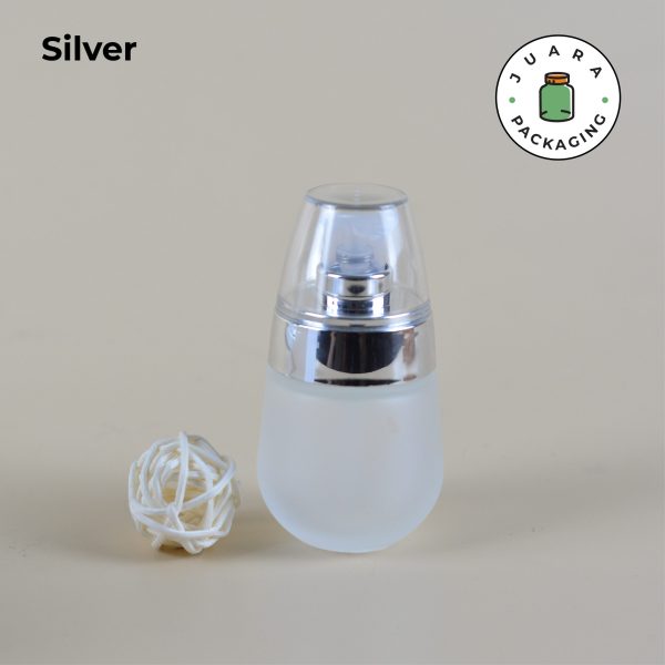 Botol Pump Kaca Bulat - 30 ml - Image 7