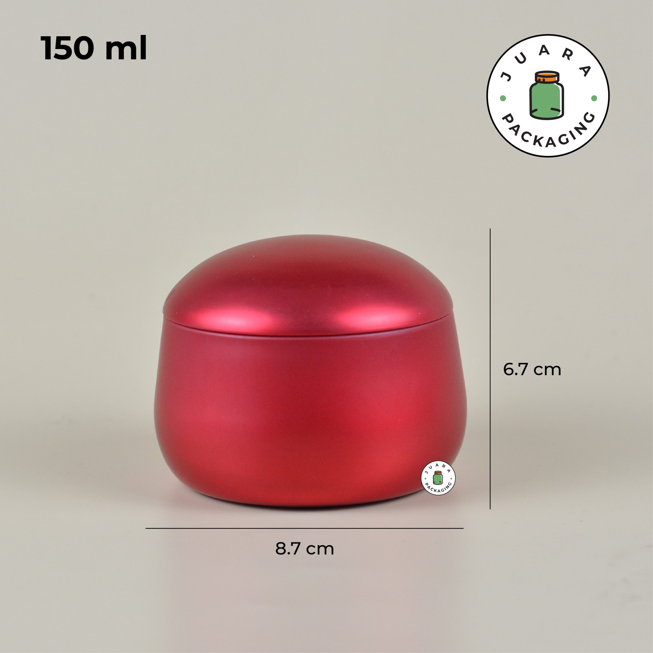 Jar Kaleng Bentuk Apel - 150 ml - Image 5