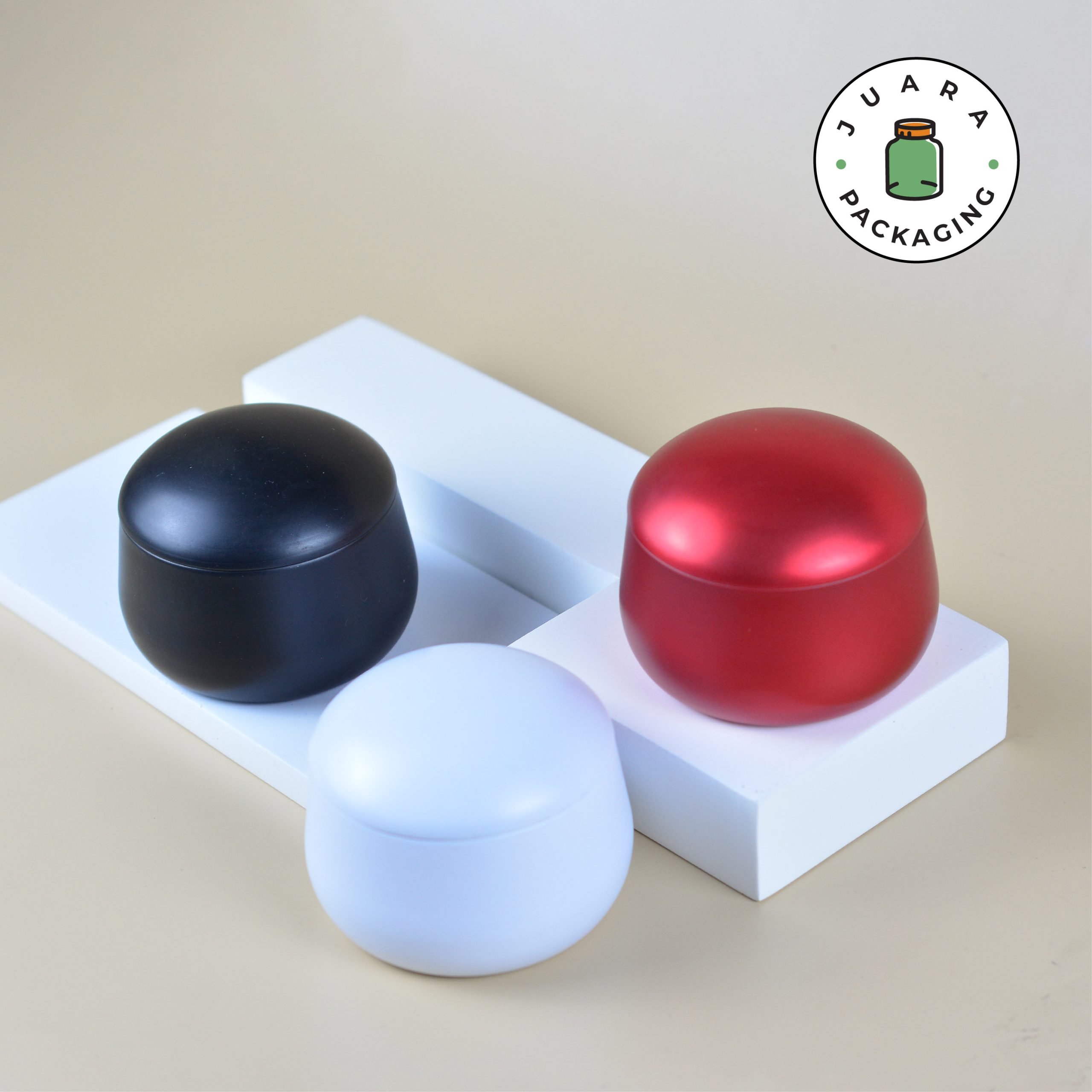 Jar Kaleng Bentuk Apel - 150 ml - Image 4