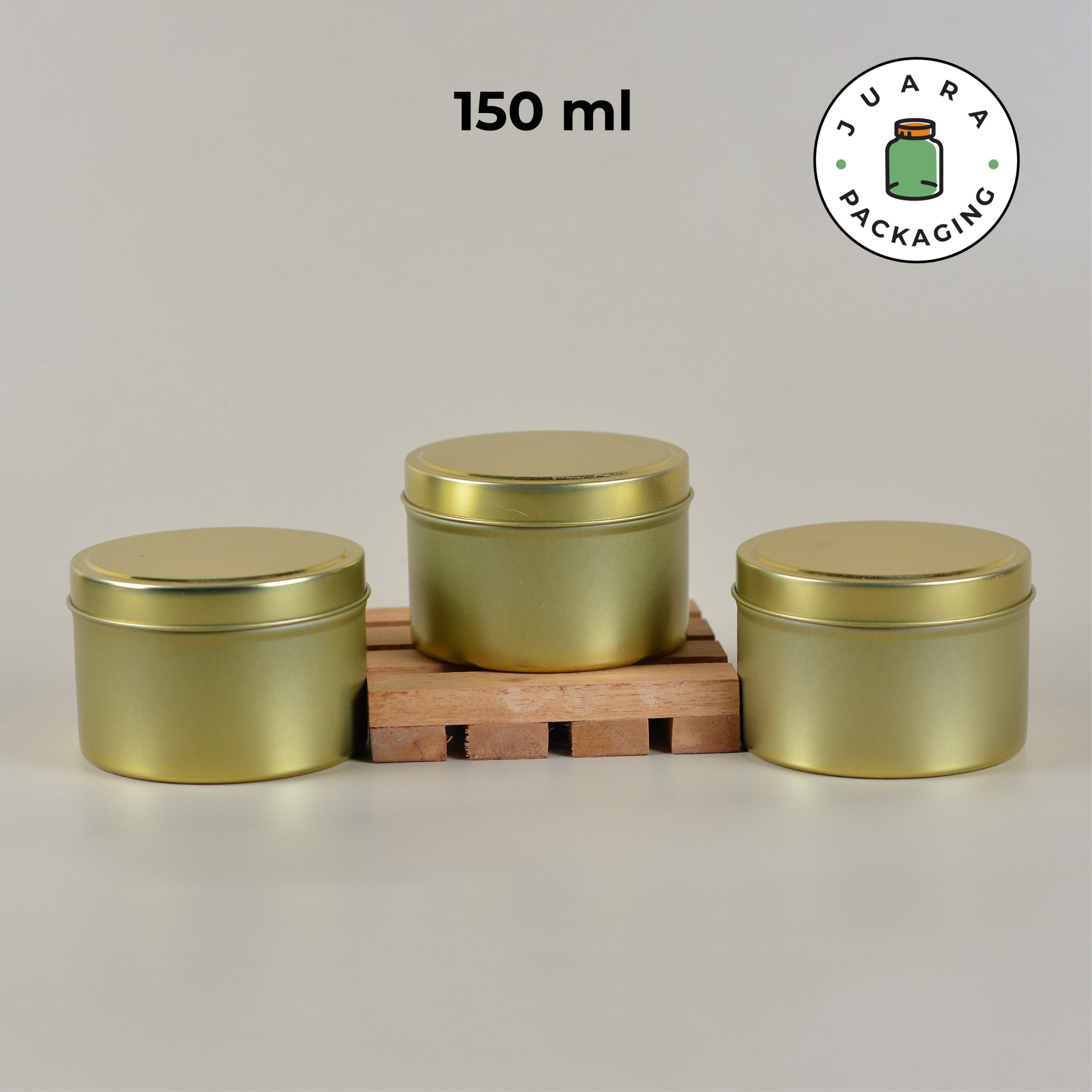 Jar Aluminium Gold - 150 ml - Image 2