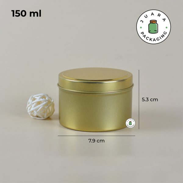 Jar Aluminium Gold - 150 ml - Image 4