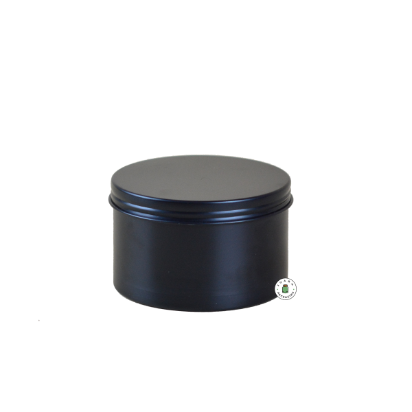 Jar Kaleng Hitam Tutup Ulir - 150 ml