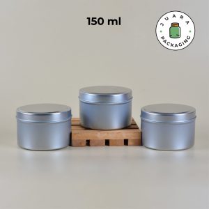 Jar Kaleng Silver - 150 ml