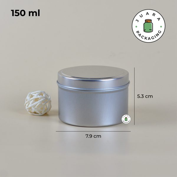 Jar Kaleng Silver - 150 ml - Image 4