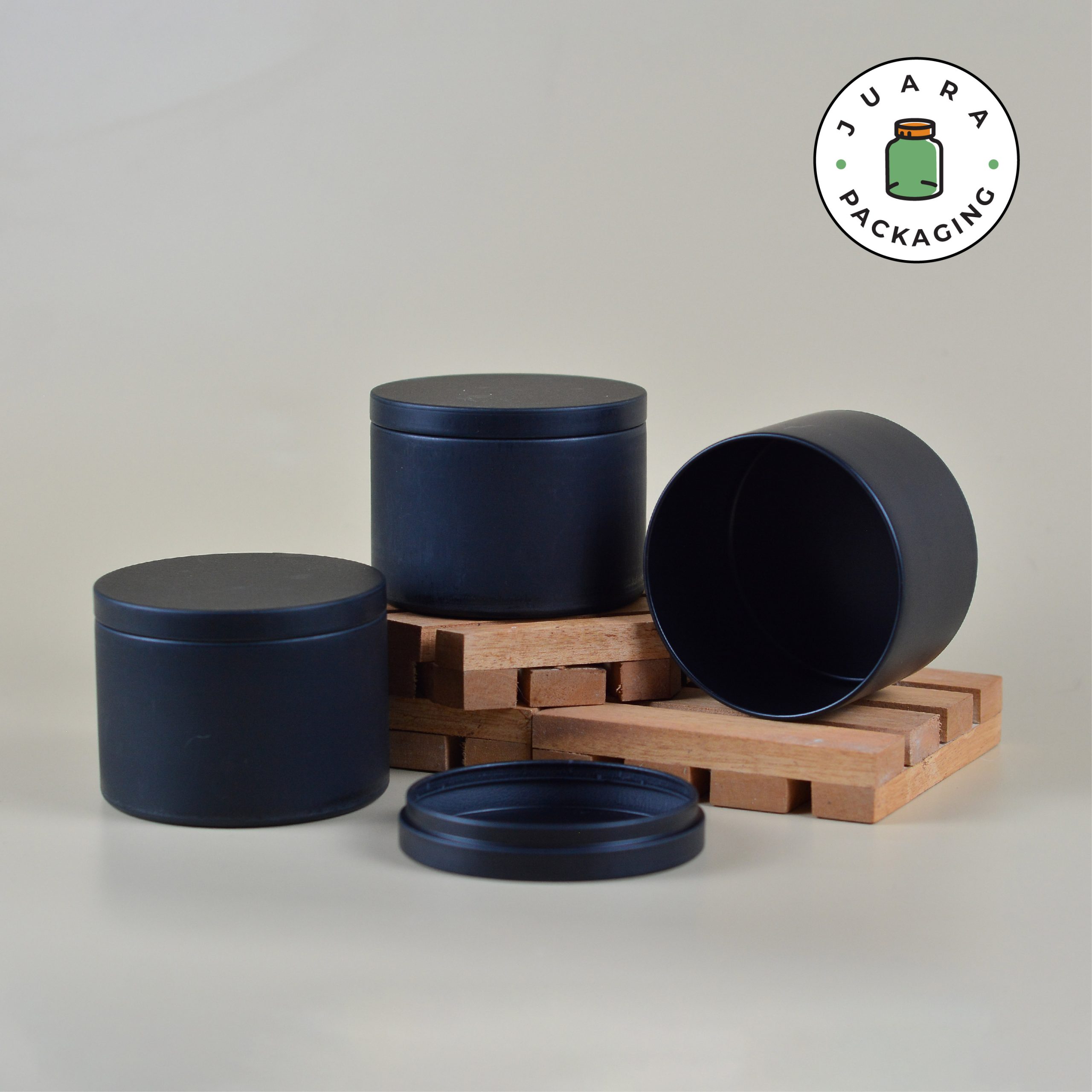 Jar Kaleng Inner Hitam - 200 ml - Image 3