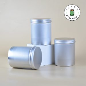 Jar Silinder Silver - 500 ml