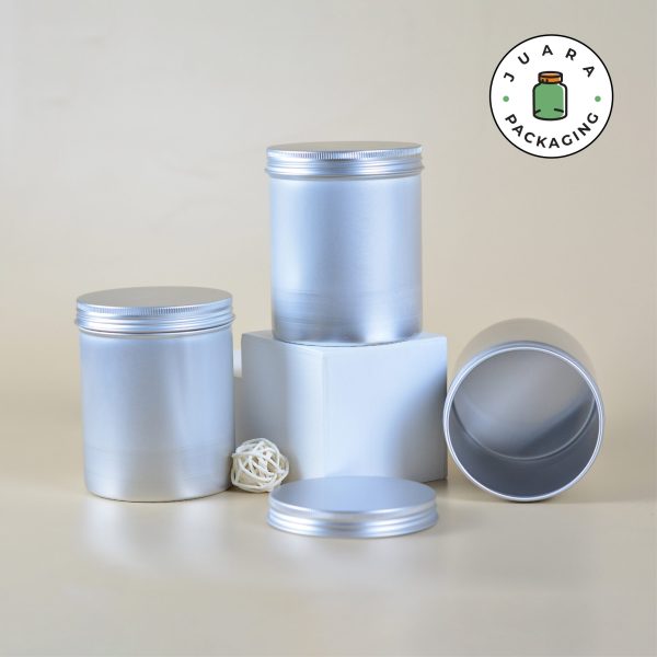 Jar Aluminium Silver - 500 ml - Image 3