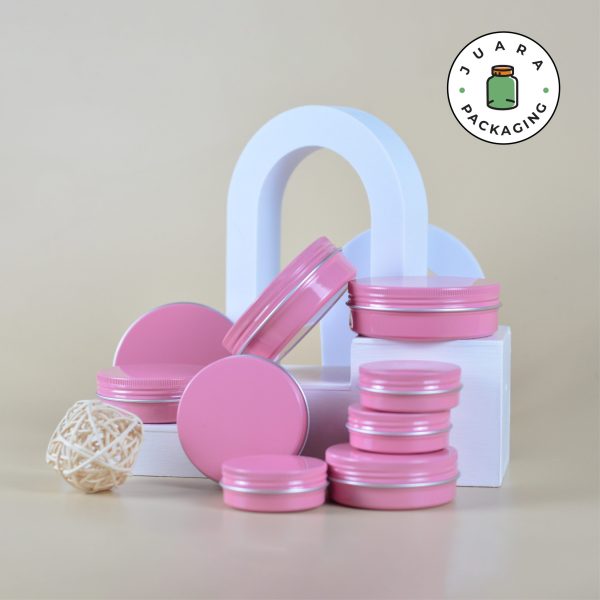Jar Aluminium Pink - 30 ml 60 ml 100 ml - Image 2