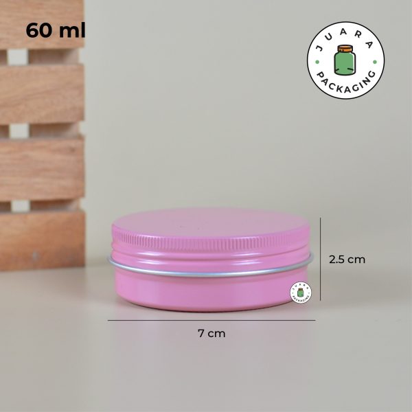 Jar Aluminium Pink - 30 ml 60 ml 100 ml - Image 5