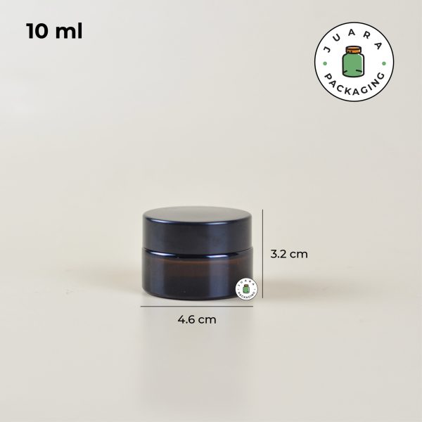 Pot Cream Kaca Amber - 20 ml 30 ml 50 ml 100 ml - Image 4