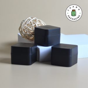 Pot Cream Plastik Hitam - 10 ml
