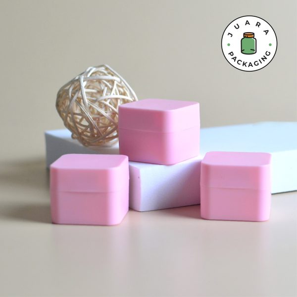Pot Cream Plastik Pink - 10ml - Image 2