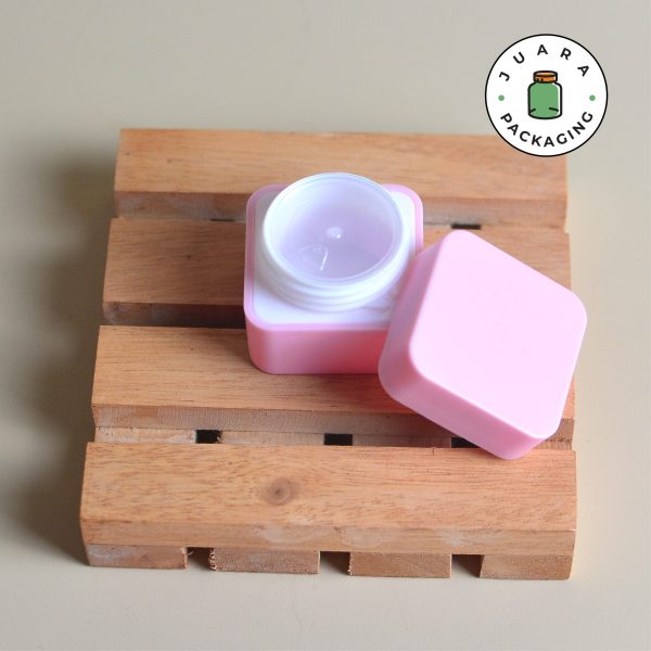 Pot Cream Plastik Pink - 10ml - Image 3