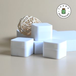 Pot Cream Plastik Putih - 10 ml