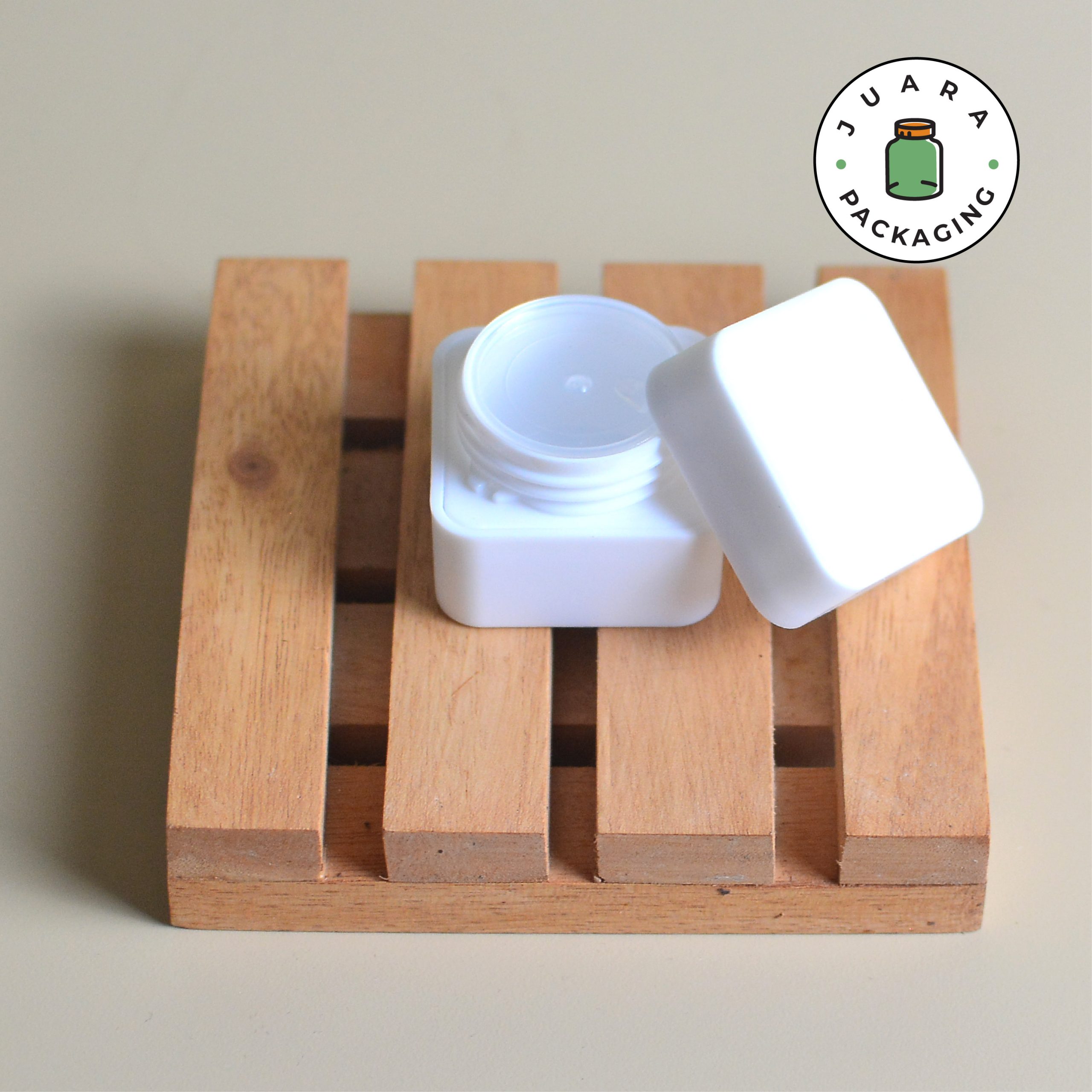 Pot Cream Plastik Putih - 10 ml - Image 4