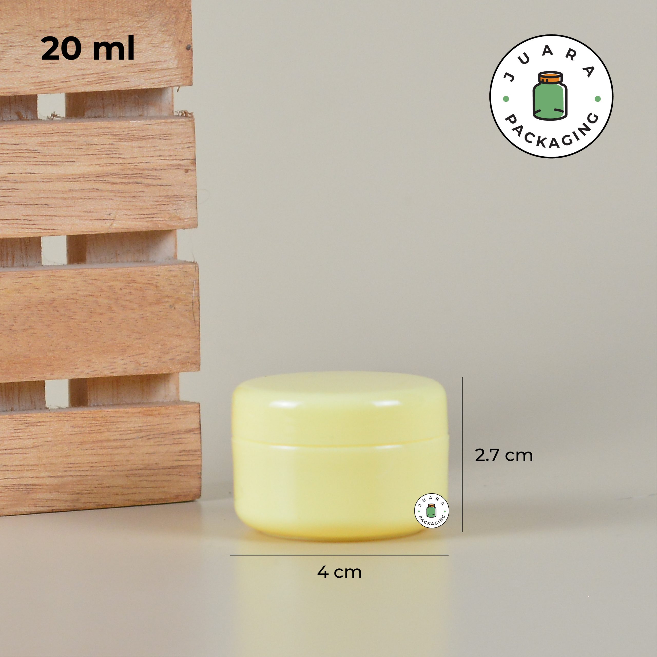 Pot Cream Plastik Kuning - 20 ml 30 ml 50 ml - Image 4