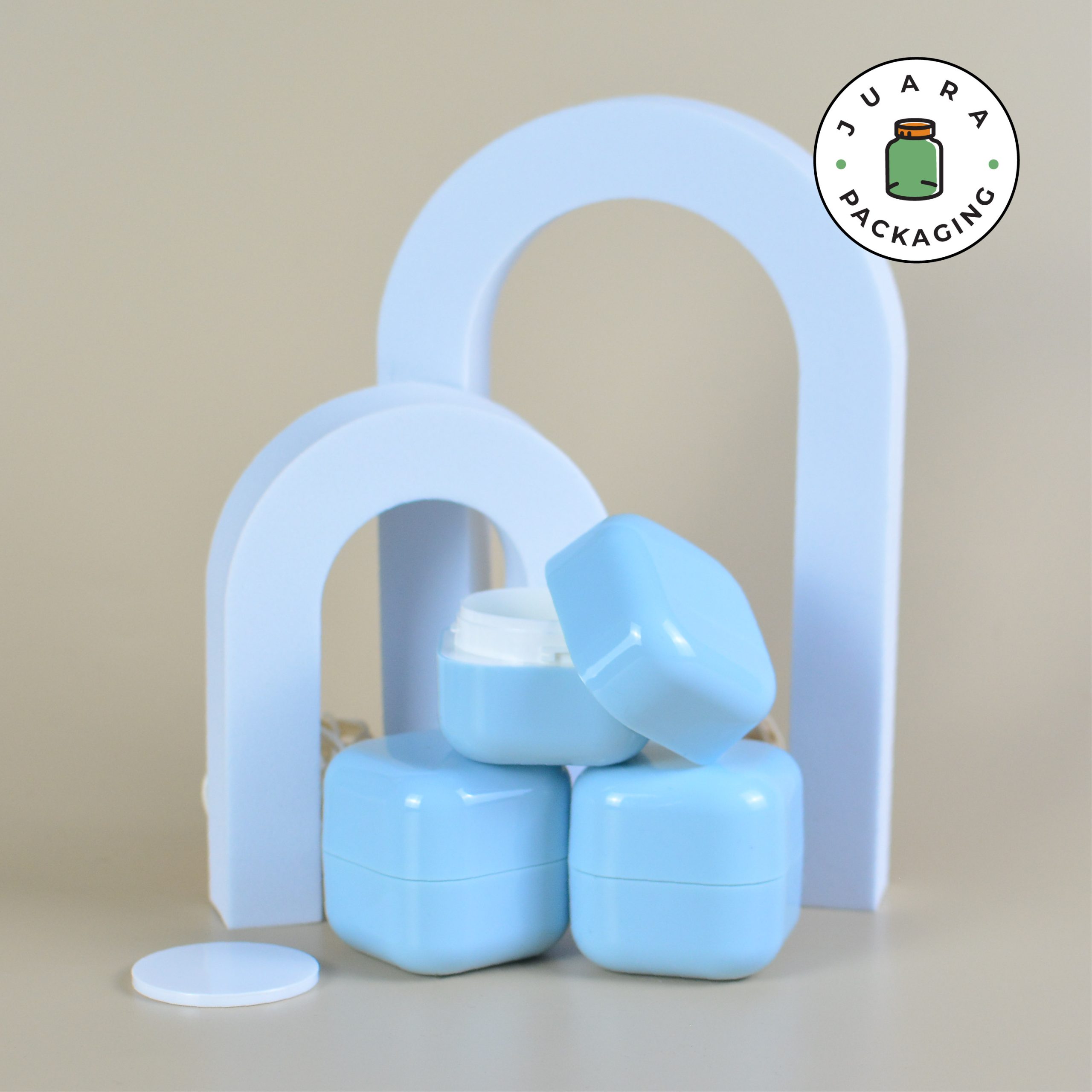 Pot Cream Plastik Biru - 30 ml - Image 2
