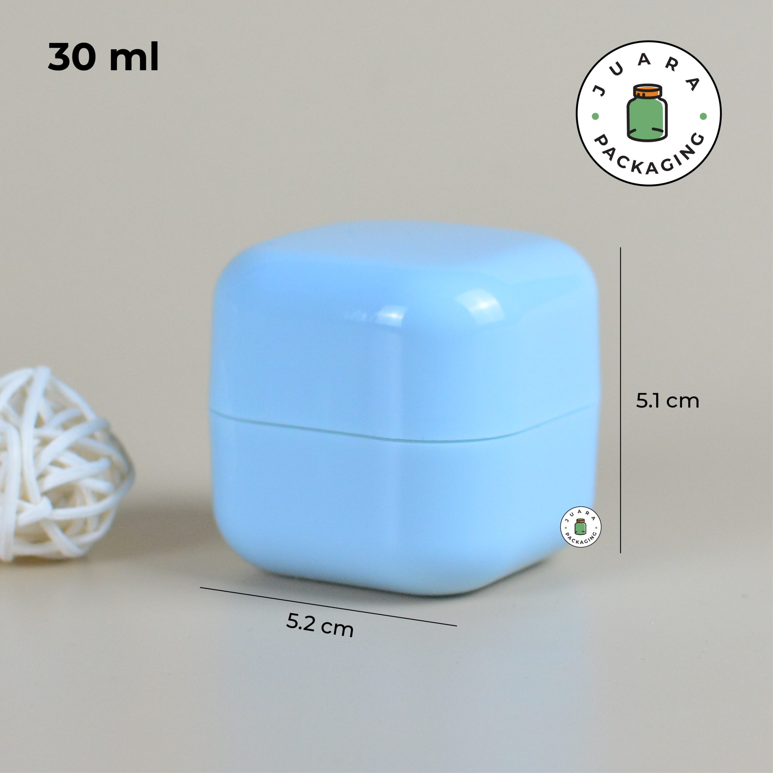 Pot Cream Plastik Biru - 30 ml - Image 6