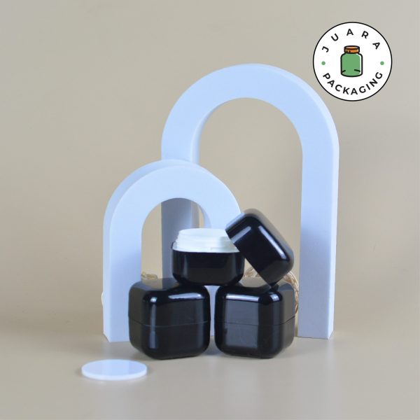 Pot Cream Plastik Hitam - 30 ml - Image 3