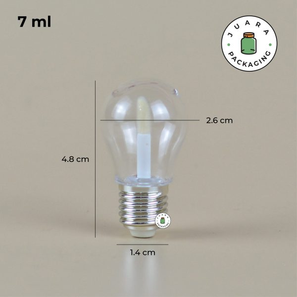 Wadah Lipcare Lampu Silver - 7 ml - Image 5