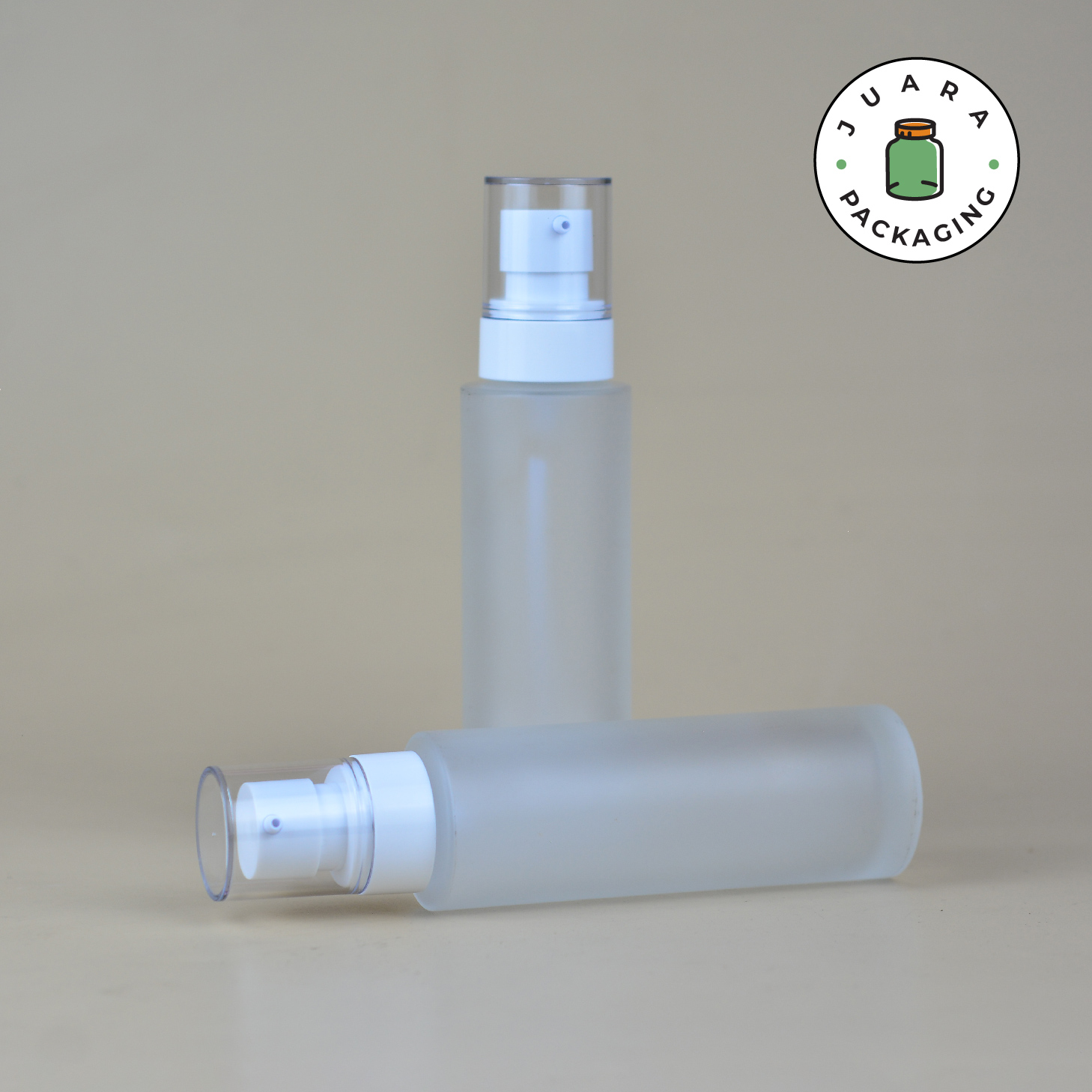 Botol Pump Kaca Frosted - 100 ml - Image 4