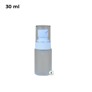 Botol Pump Kaca Frosted - 100 ml
