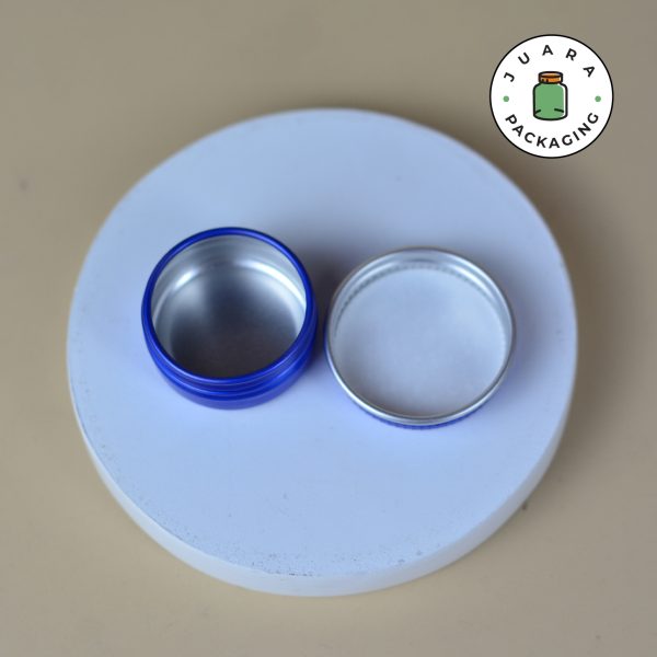 Jar Aluminium Biru Mini - 15 ml - Image 5