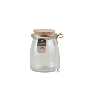 Jar Kaca Tutup Gabus - 100 ml 200 ml