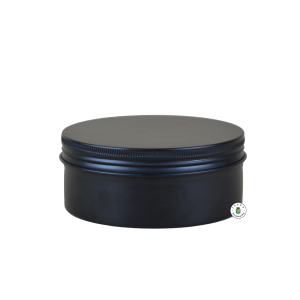 Jar Aluminium Hitam - 250 ml