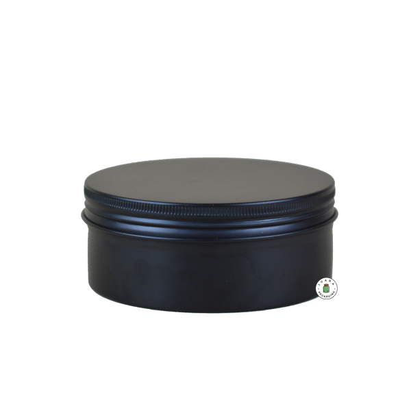 Jar Aluminium Hitam - 250 ml