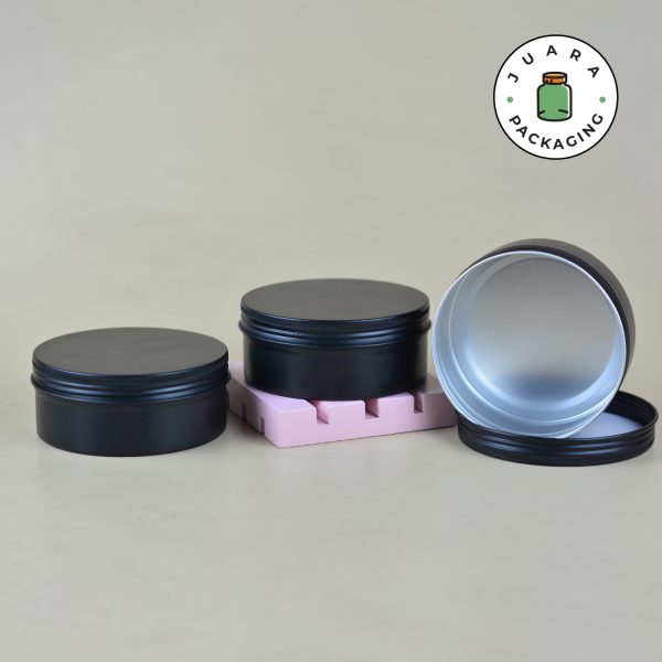 Jar Aluminium Hitam - 250 ml - Image 3