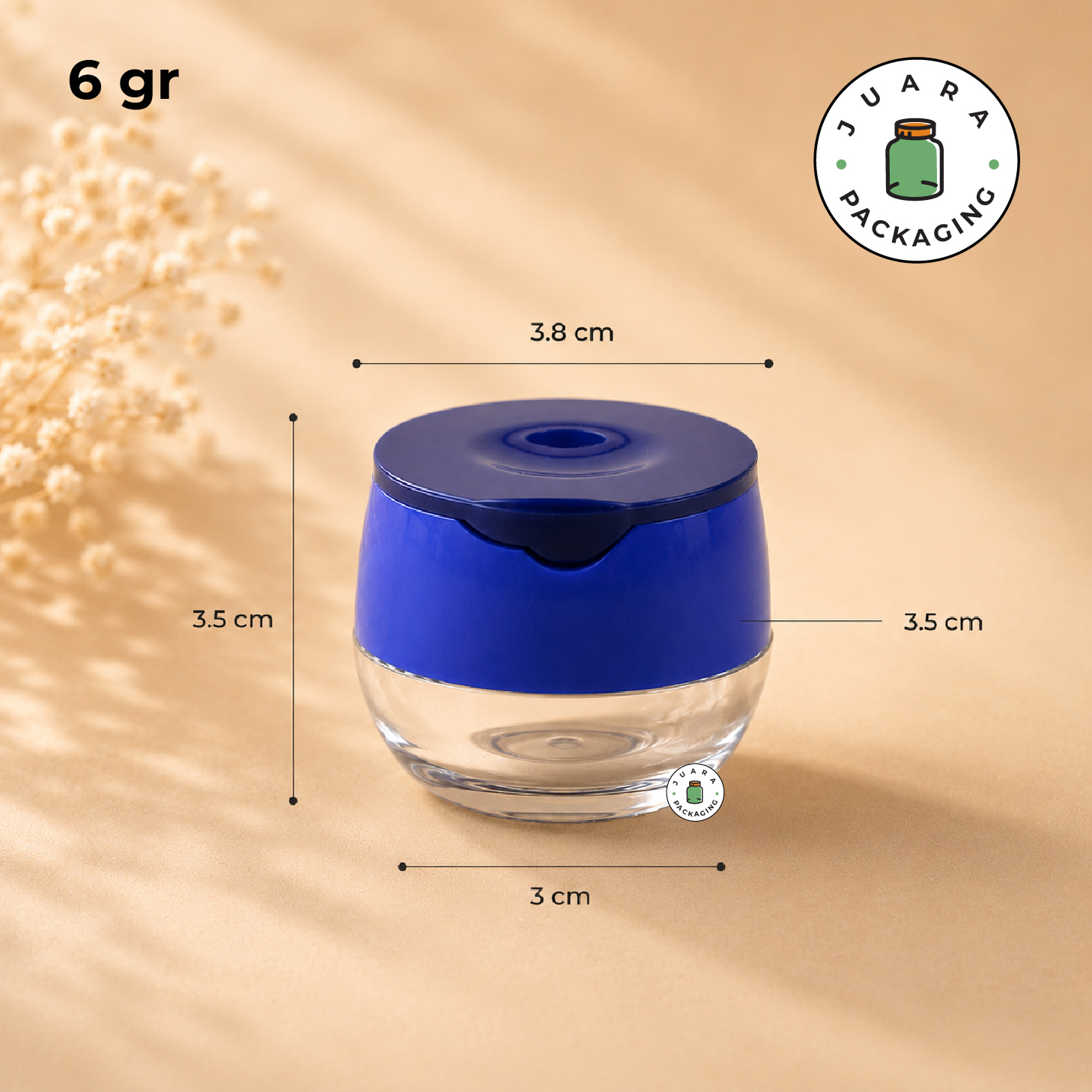 Wadah Lipcare + Spatula - 6 gr - Image 5
