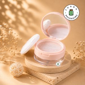 Wadah Bedak Tabur Pink - 20 gr
