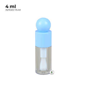 Wadah Lipcare Aplikator Bulat - 4 ml