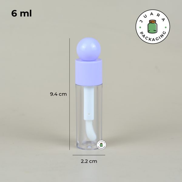 Wadah Lipcare Aplikator Bulat - 6 ml - Image 6