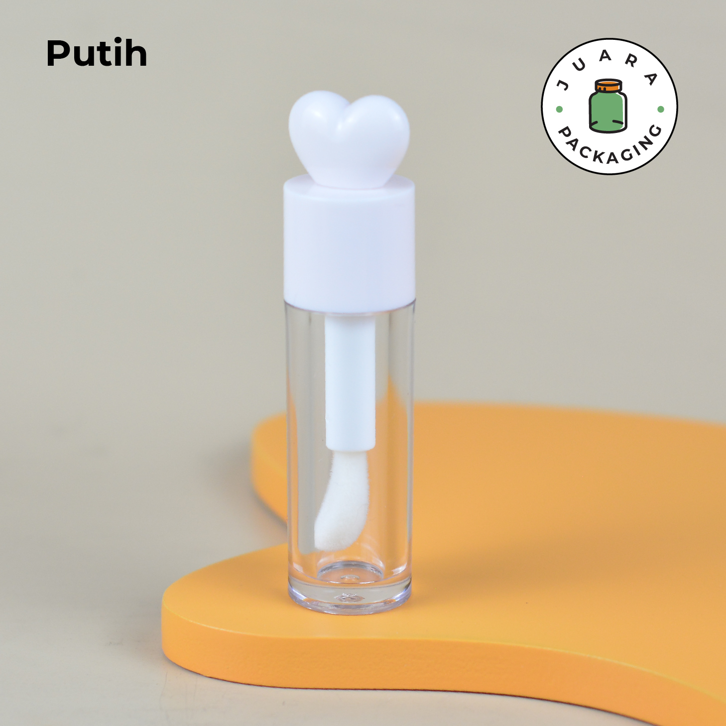 Wadah Lipcare Hati Aplikator Bulat - 6 ml - Image 7