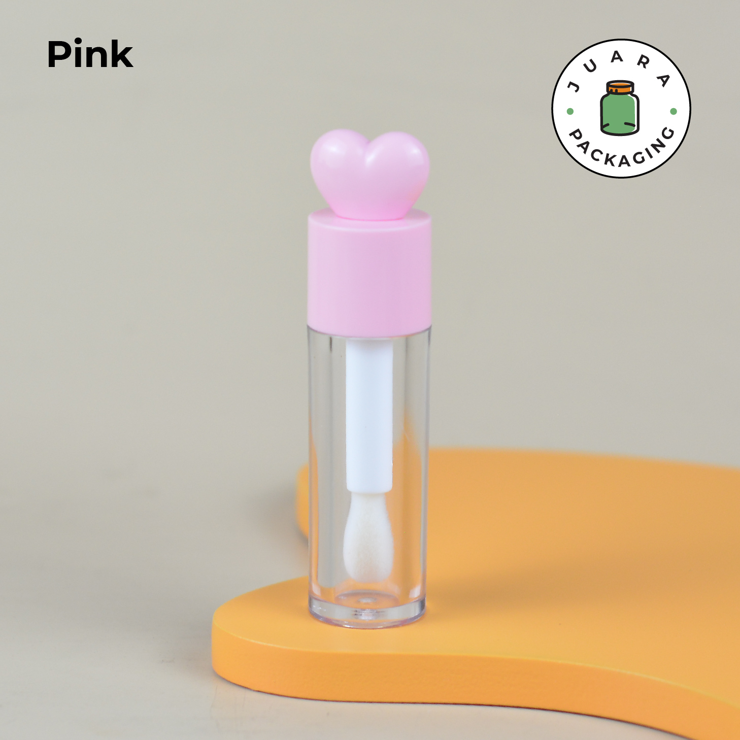 Wadah Lipcare Hati Aplikator Bulat - 6 ml - Image 11