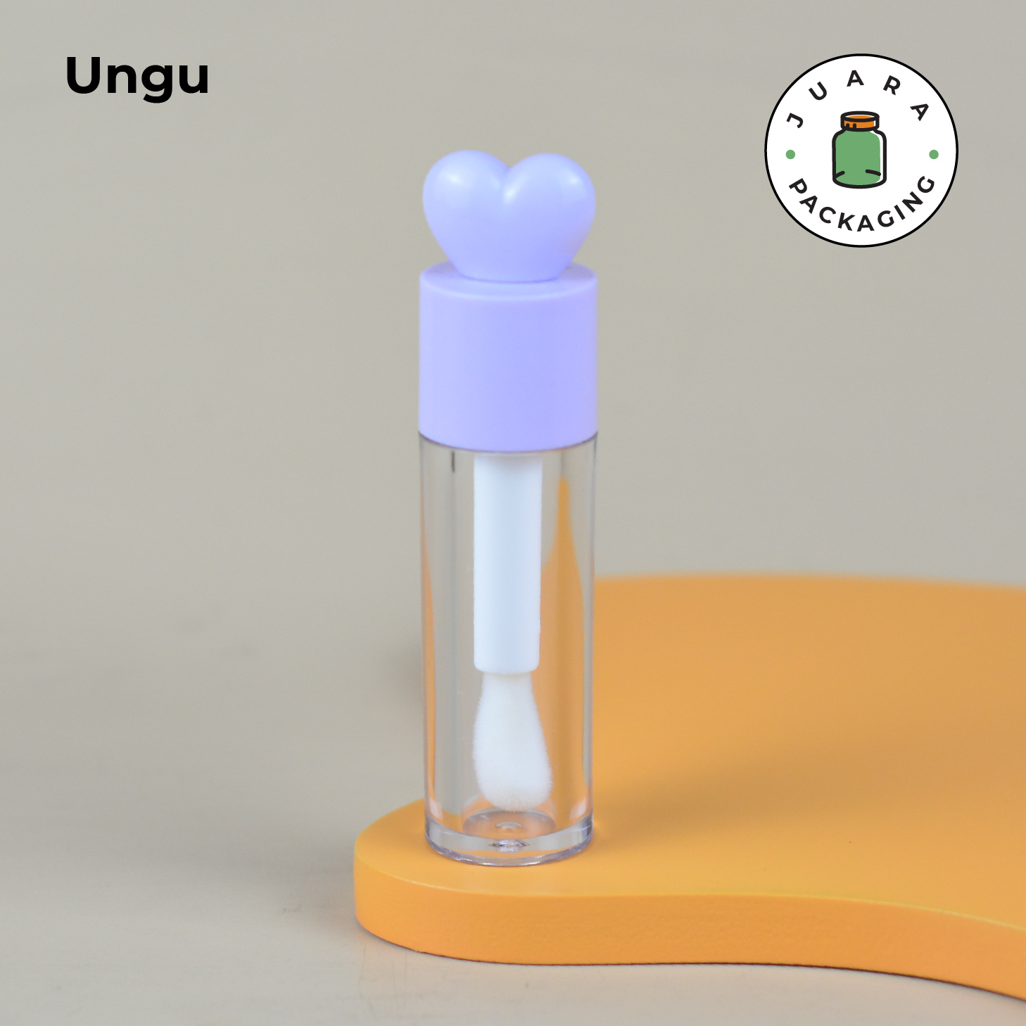 Wadah Lipcare Hati Aplikator Bulat - 6 ml - Image 8