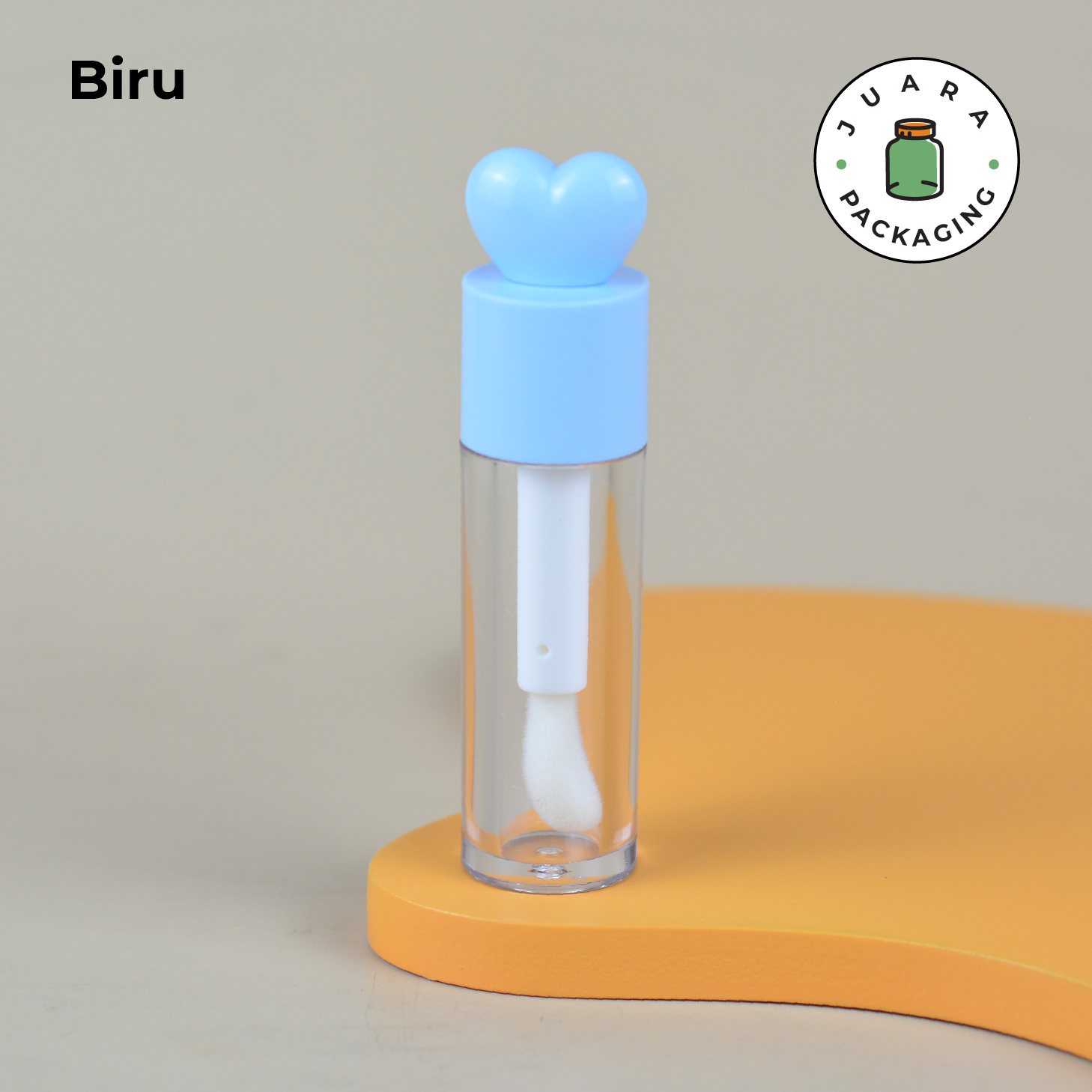 Wadah Lipcare Hati Aplikator Bulat - 6 ml - Image 9