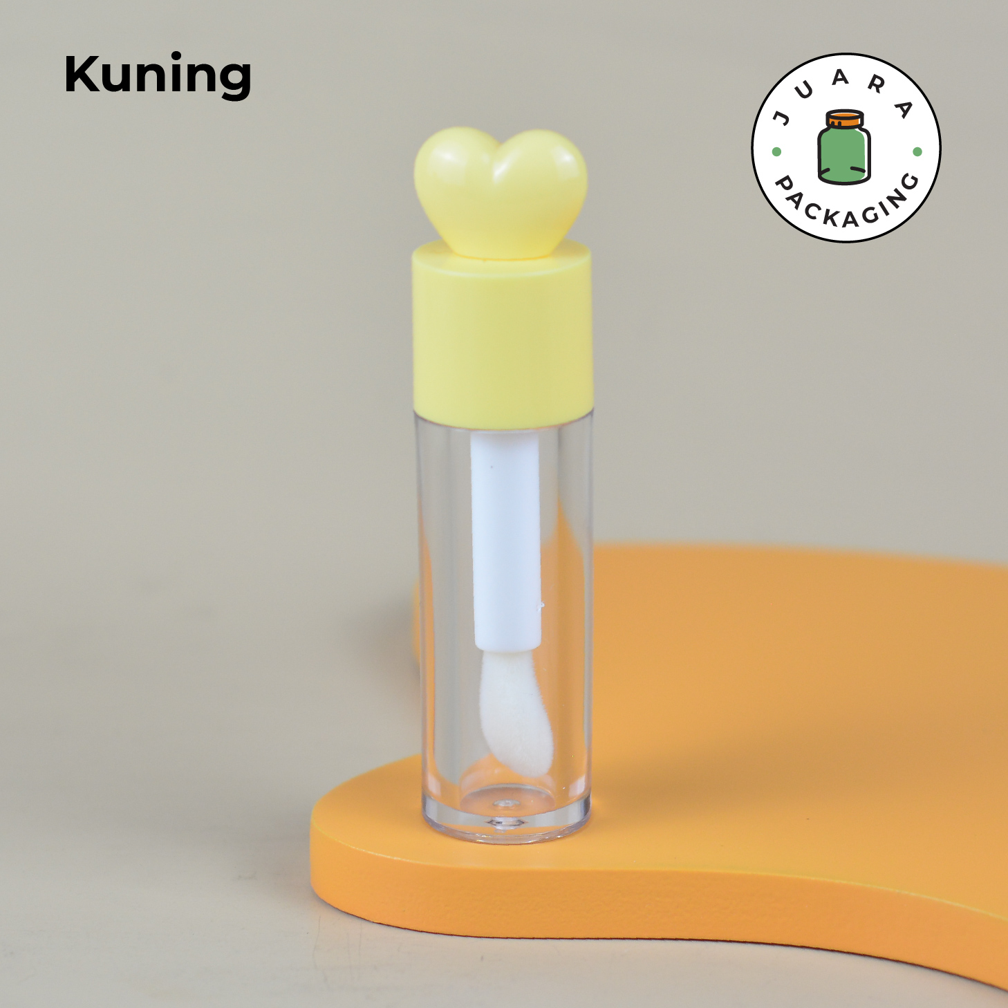 Wadah Lipcare Hati Aplikator Bulat - 6 ml - Image 10