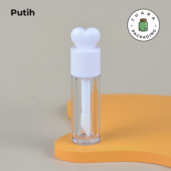 Wadah Lipcare Hati Aplikator Miring - 6 ml - Image 8